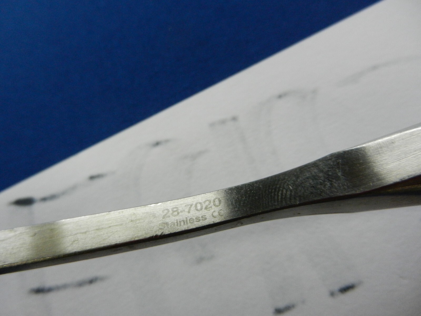 E6163 Codman 28-7020 Straight 1/4" Osteotome