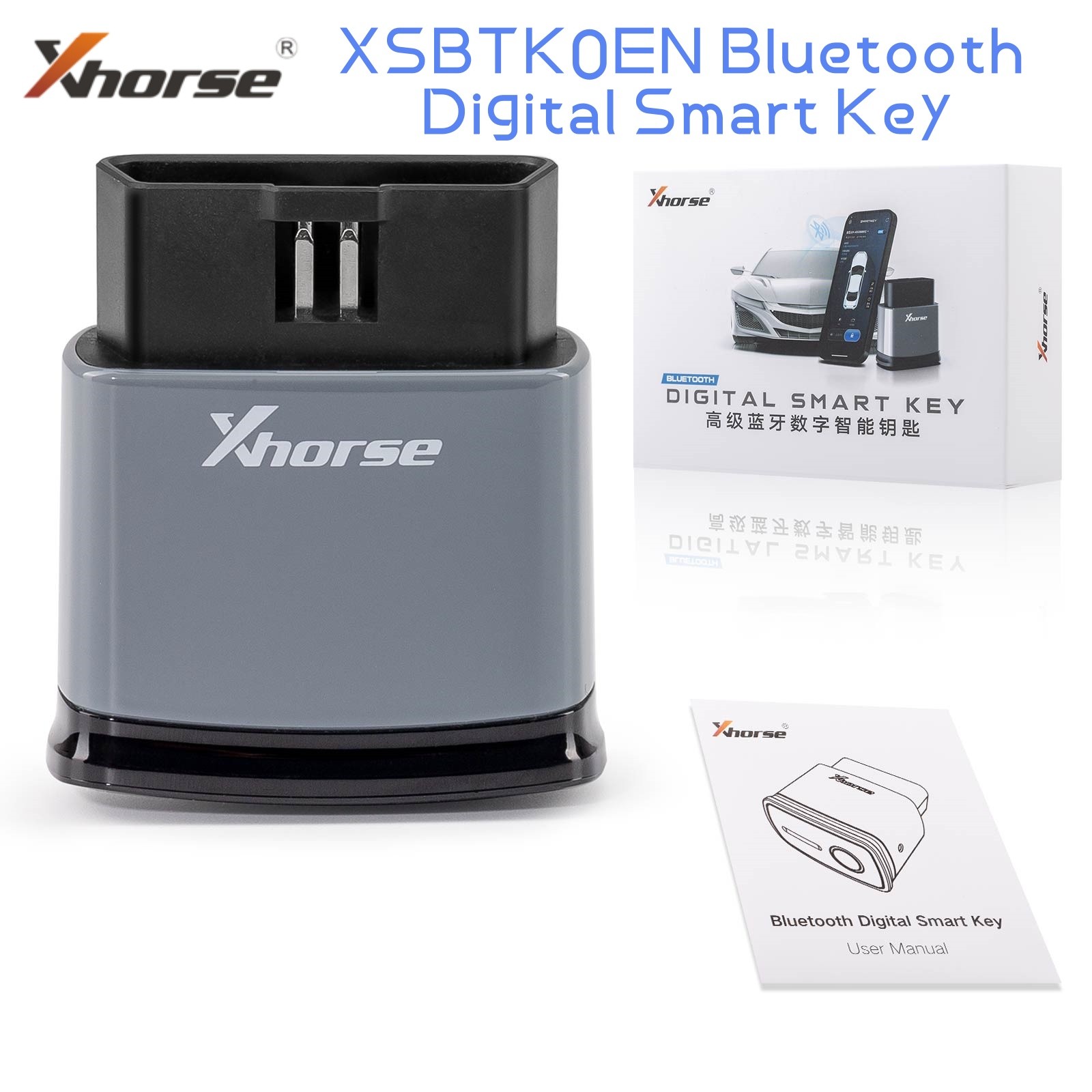 Xhorse XSBTK0EN Bluetooth Digital Smart Key Real-time vehicle status monitoring