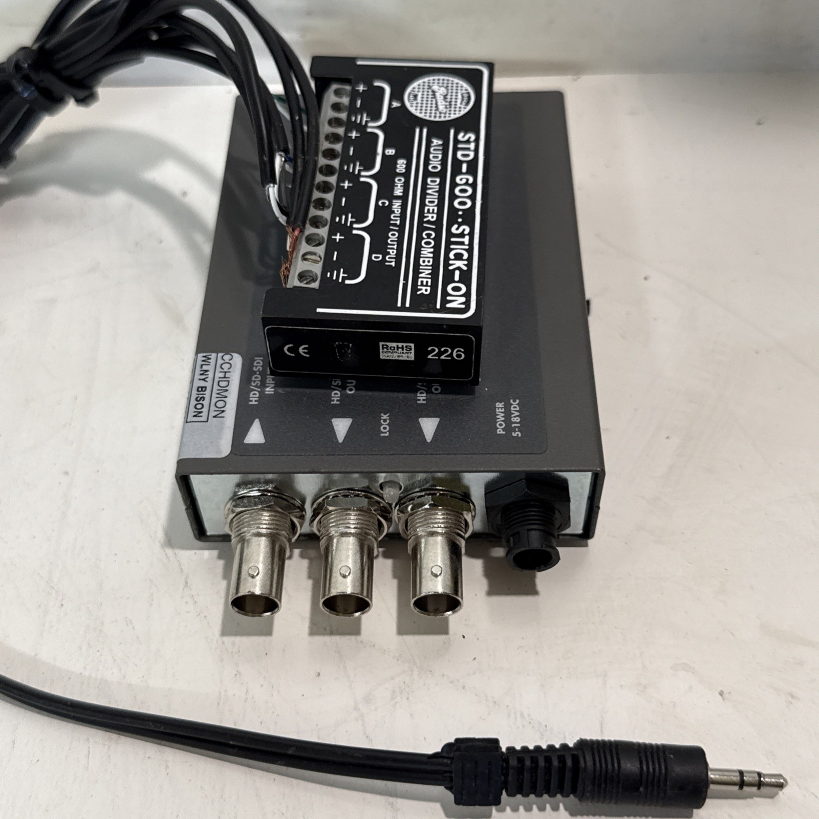 Aja HD10AMA Dual Rate HD/SD 4 Channel Balanced Audio Embedder/Disembedder W/STD-
