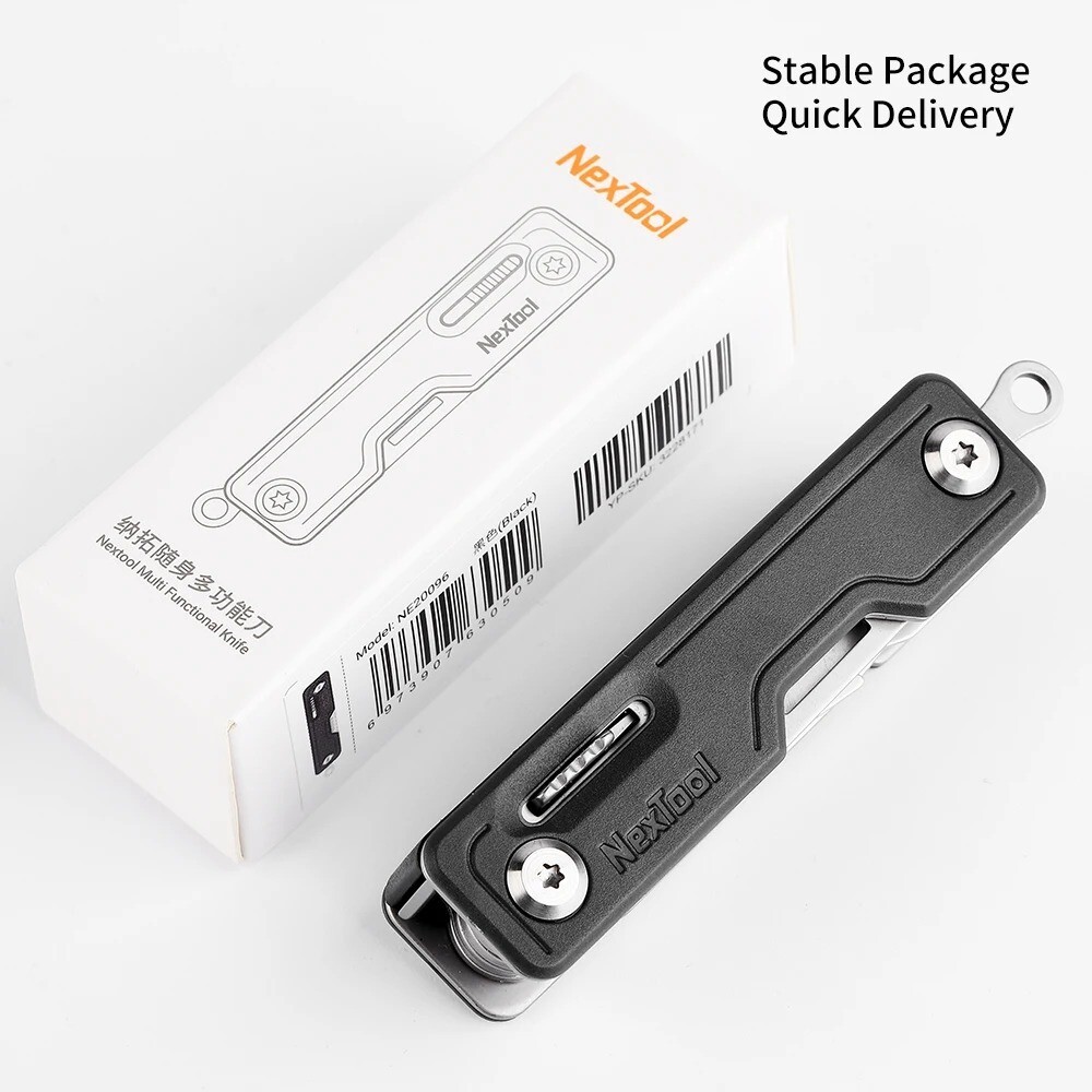 Nextool 10 in 1 Tools Multifunction Unpack Knife Scissors Screwdriver Folding