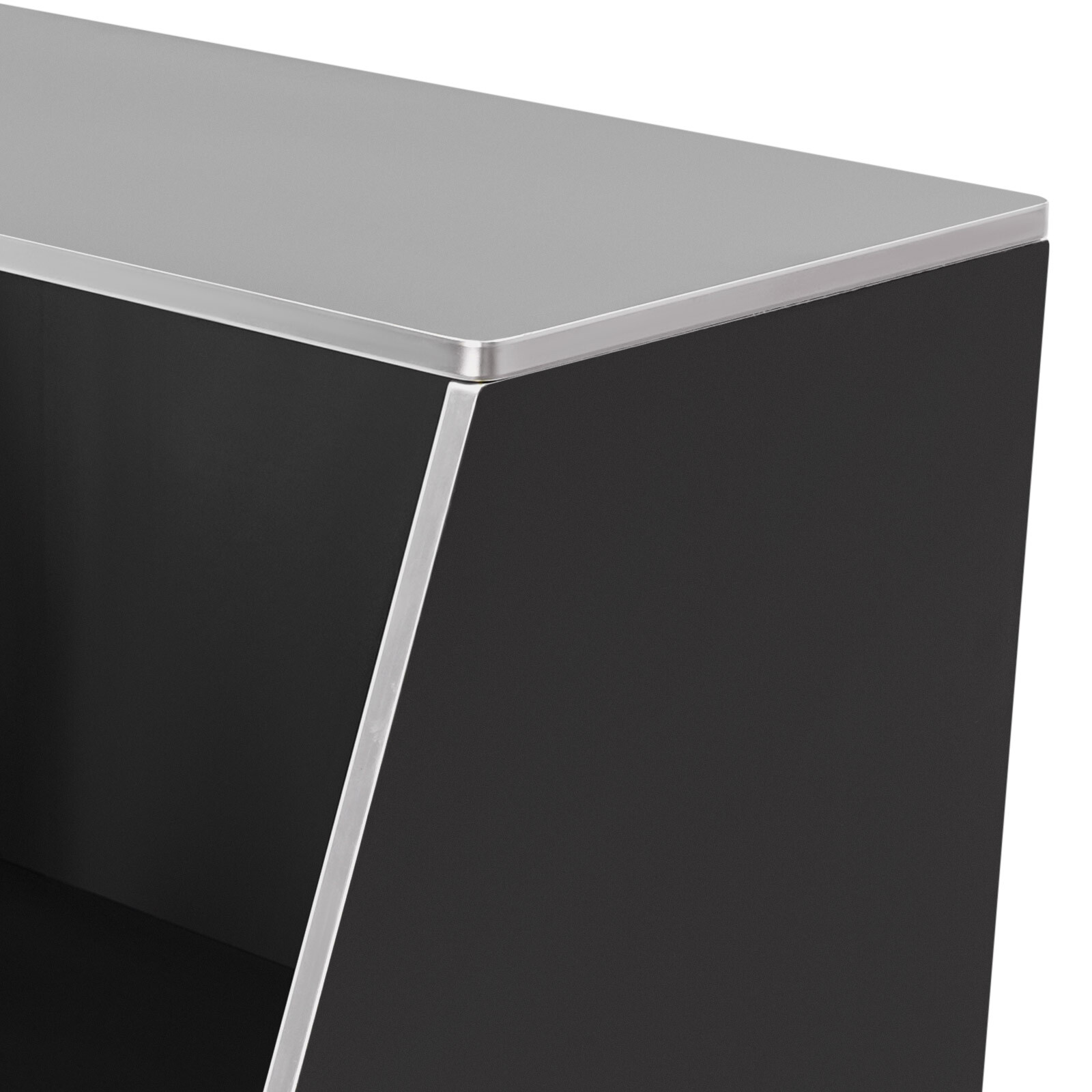 Double Layer Bar Prep Table Set - Mobile Bartender Station for Events