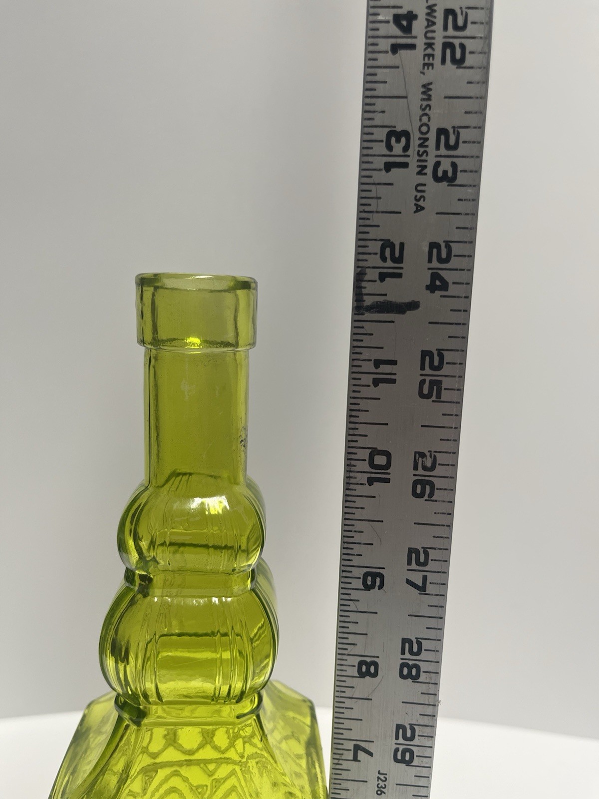 2 Craft Bottles Blue And Green