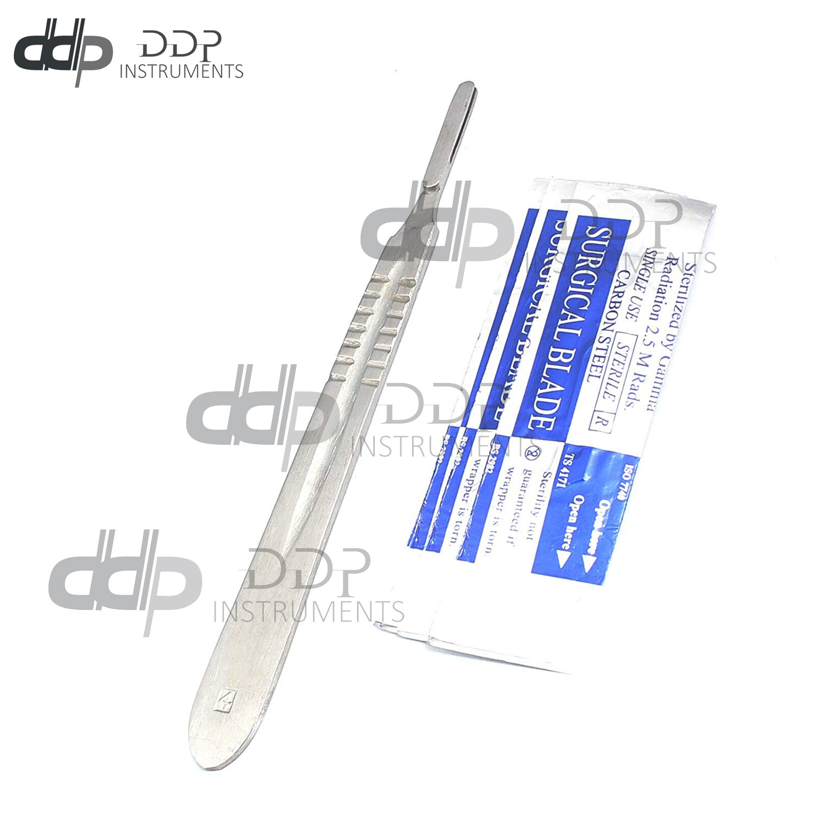 BRAND NEW SCALPEL KNIFE HANDLE #4 +50 STERILE SURGICAL BLADES #23