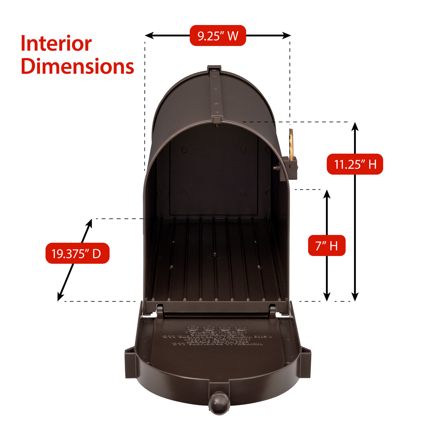 Deluxe Capital Mailbox Package
