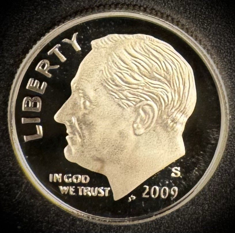 2009-S GEM PROOF Roosevelt Dime 10C Clad DEEP CAMEO Coin