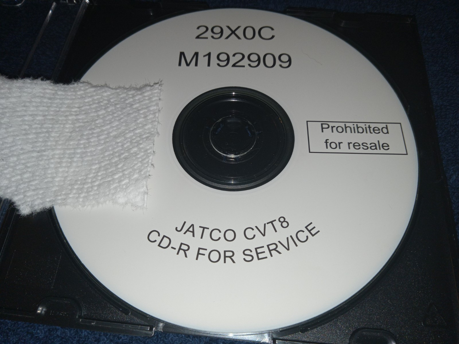 JATCO - CVT8 CD-R For Service 29XOC M192909