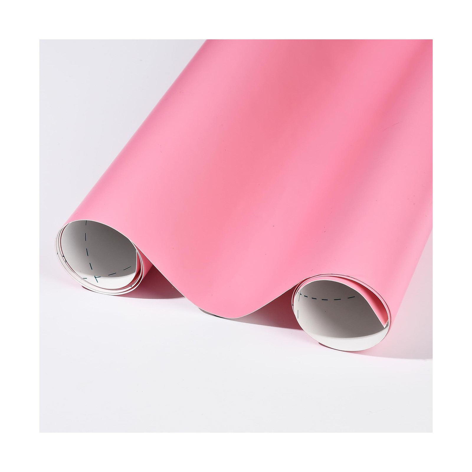 Matte Pink Car Vinyl Wrap Film Charming Pink Satin Finish Self Adhesive DIY C...