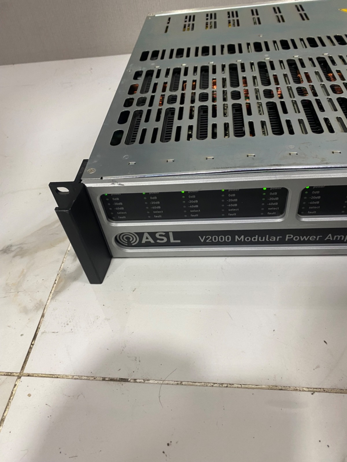 ASL V2000 Modular Power Amplifier with Different cards installed