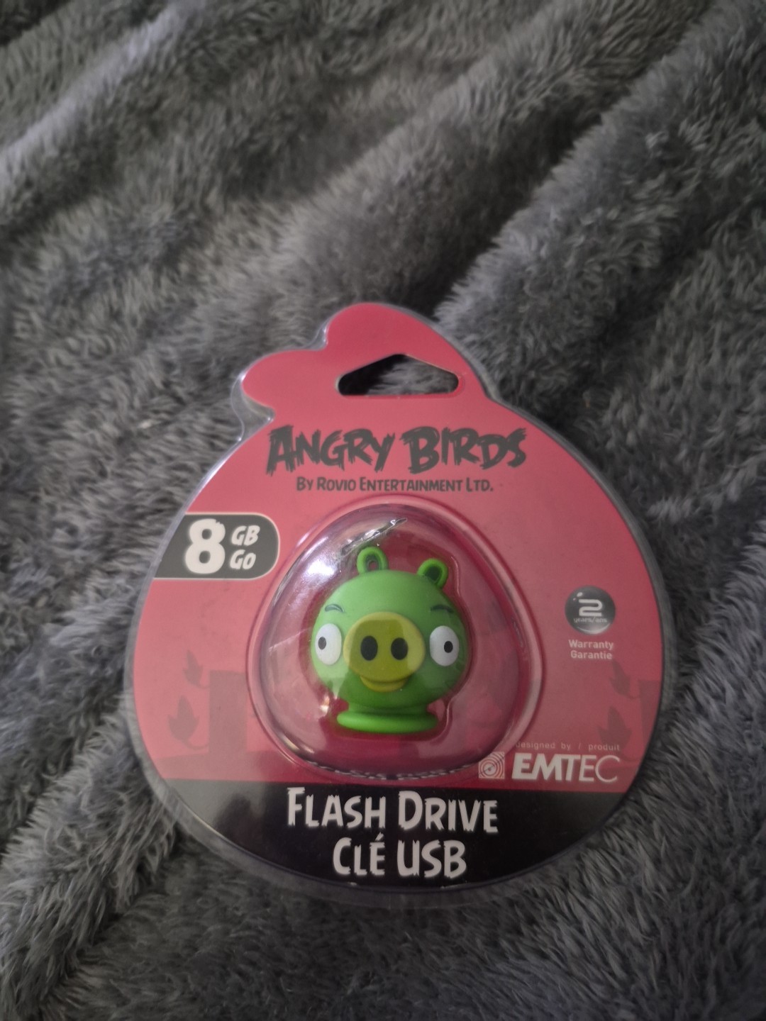 Emtec Angry Birds 8GB USB Flash Drive Blue Bird NEW Sealed