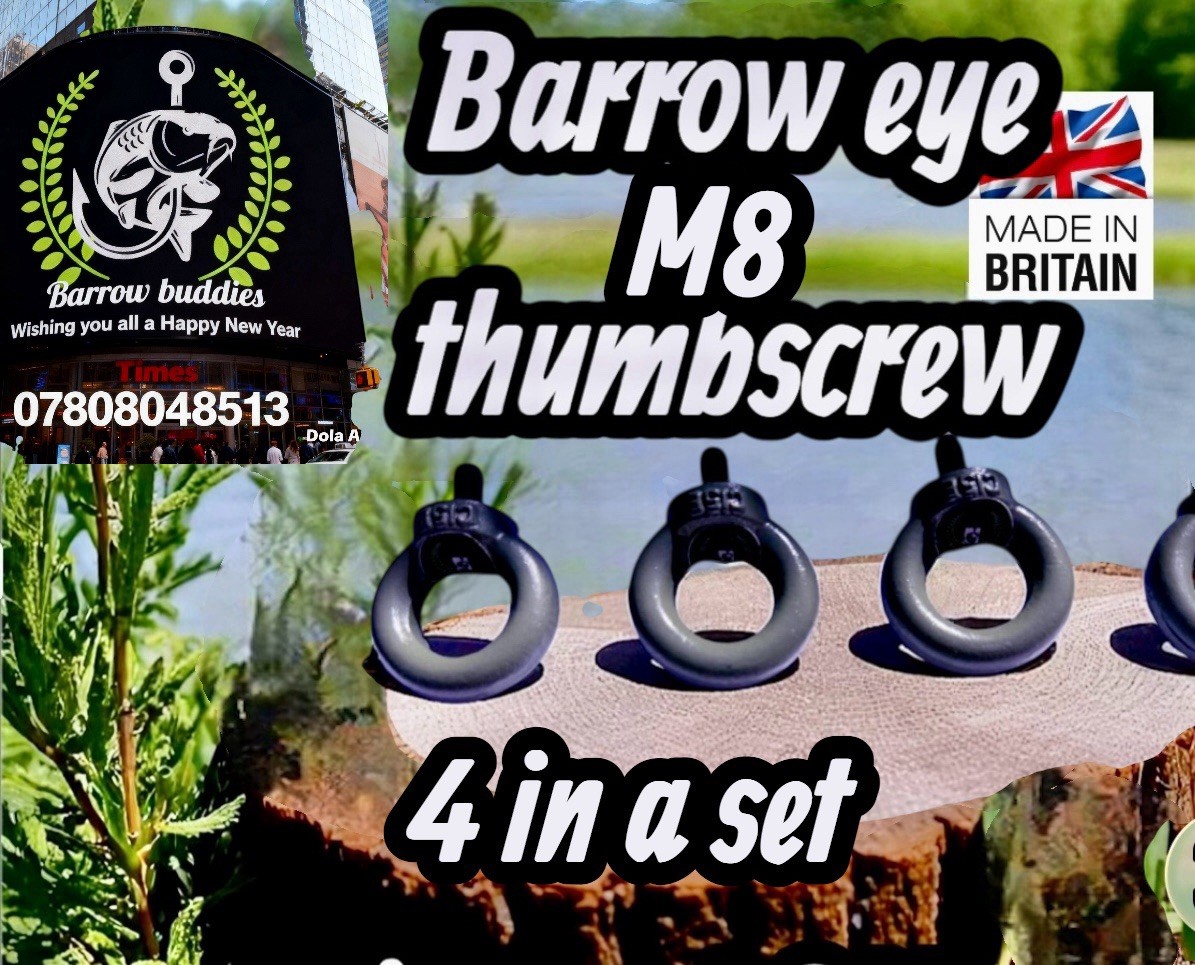Carpporter ,Nash , Etc M8 Barrow Eyes Set Of 4