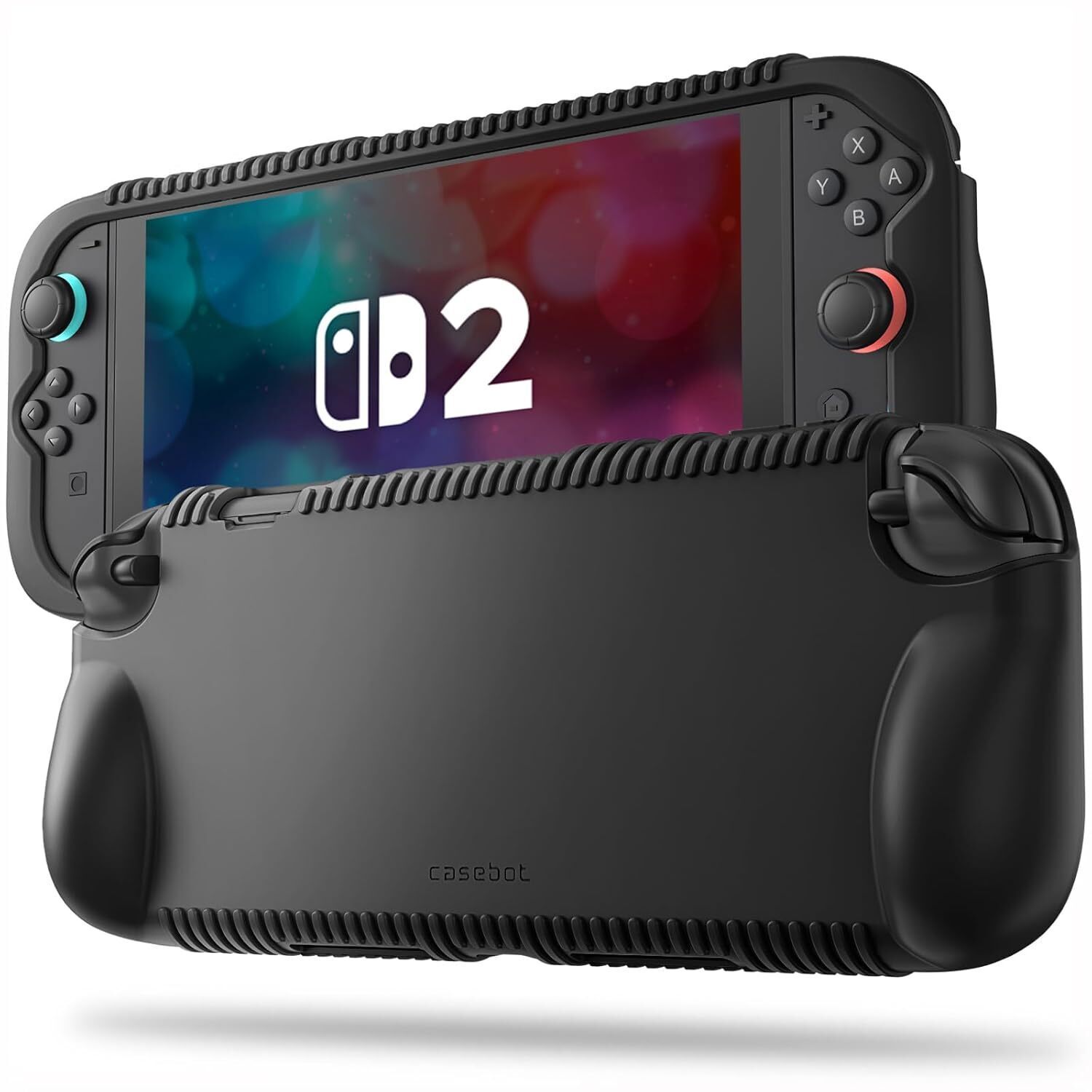 Silicone Case for Nintendo Switch 2 (2025) Soft Shockproof Ergonomic Grip Cover