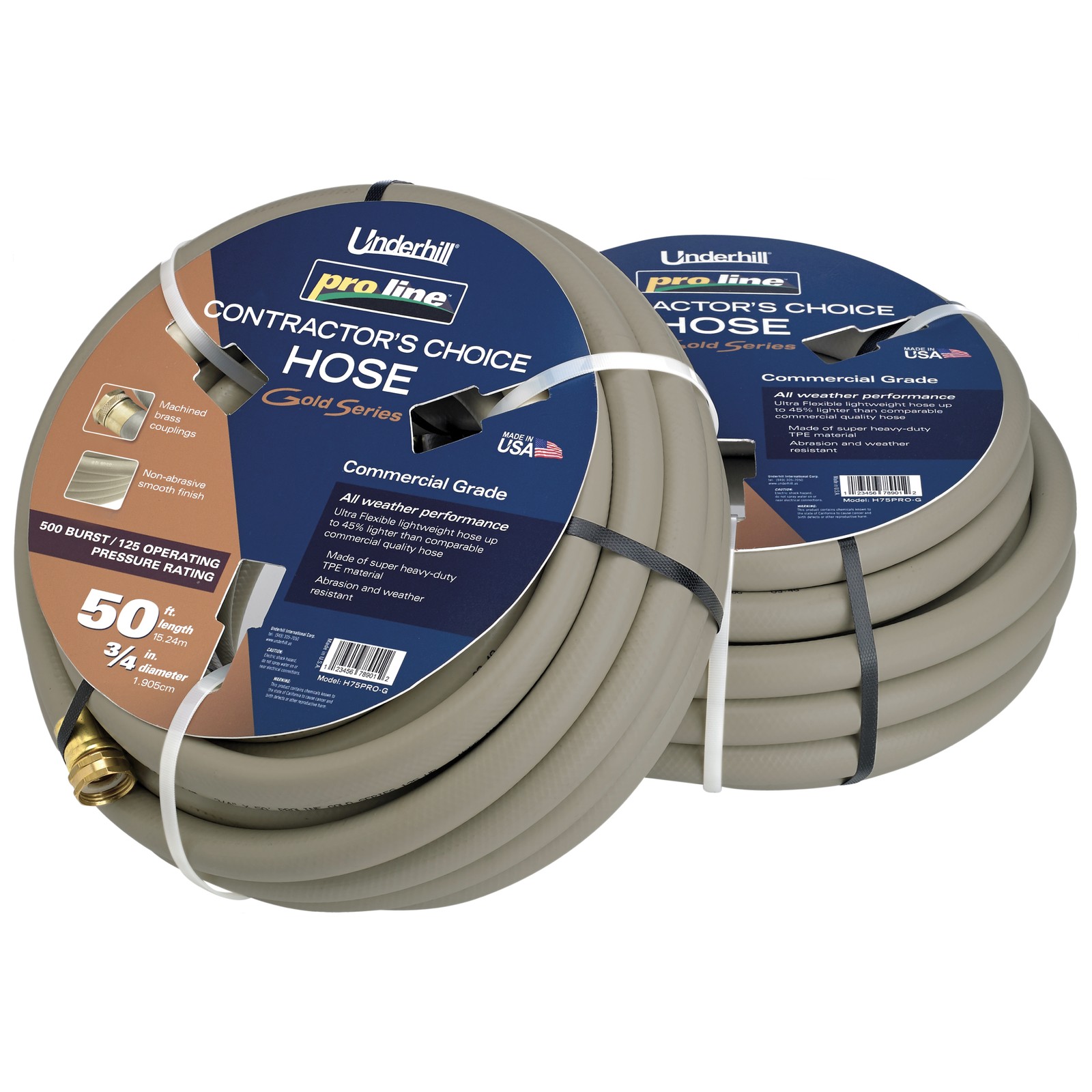 Underhill 3/4" ProLine Gold Garden Hose