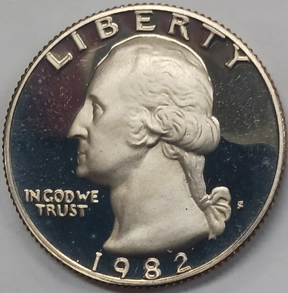1982-S Proof Washington Quarter