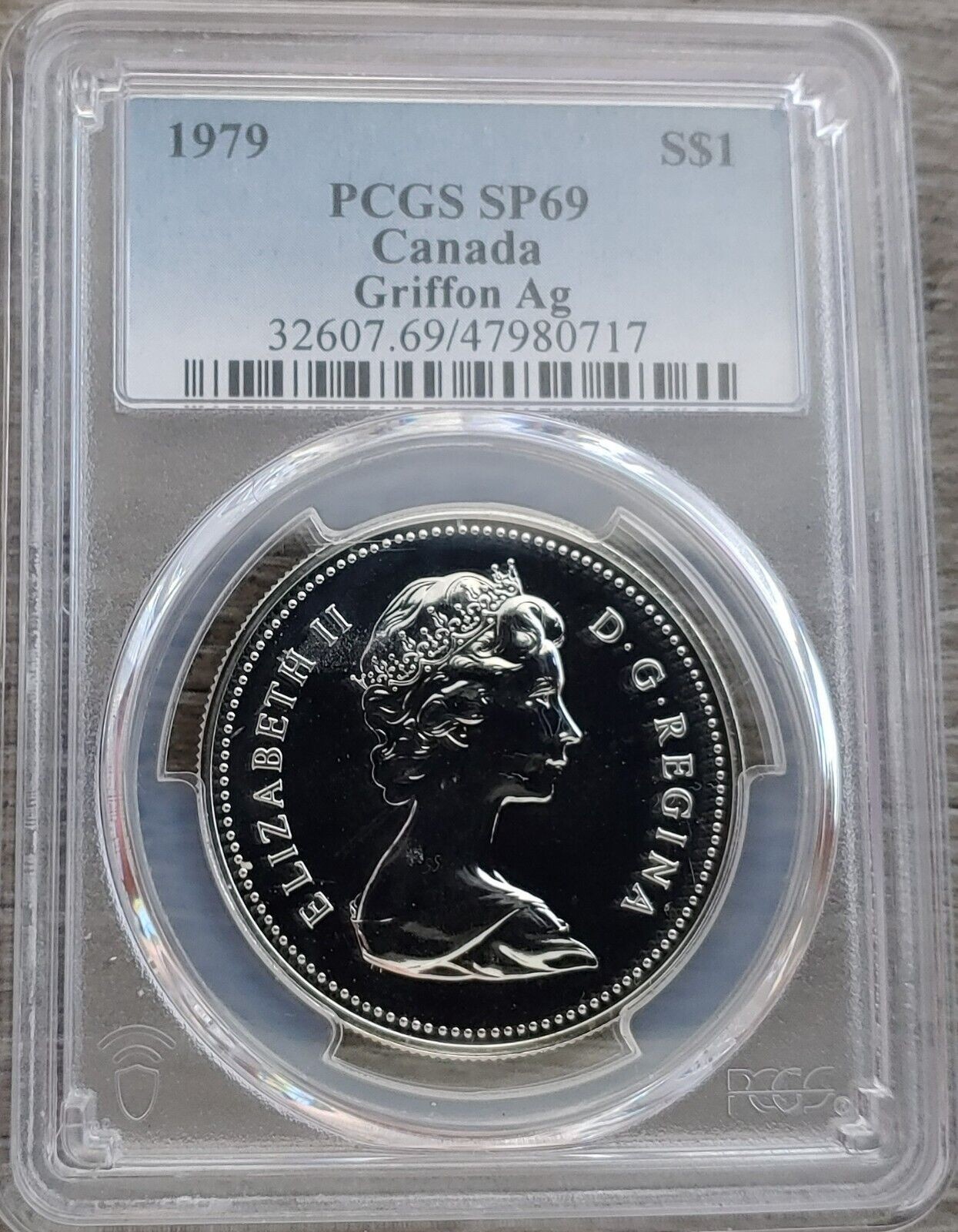 1979 Canada PCGS SP69 SILVER RARE POP  56/0 CANADIAN DOLLAR FINEST KNOWN EXAMPLE