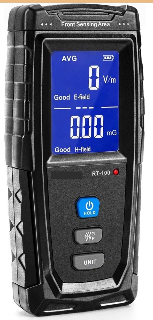 EMF Meter, Detects Electric and Magnetic Fields, Handheld Digital EMF Detector