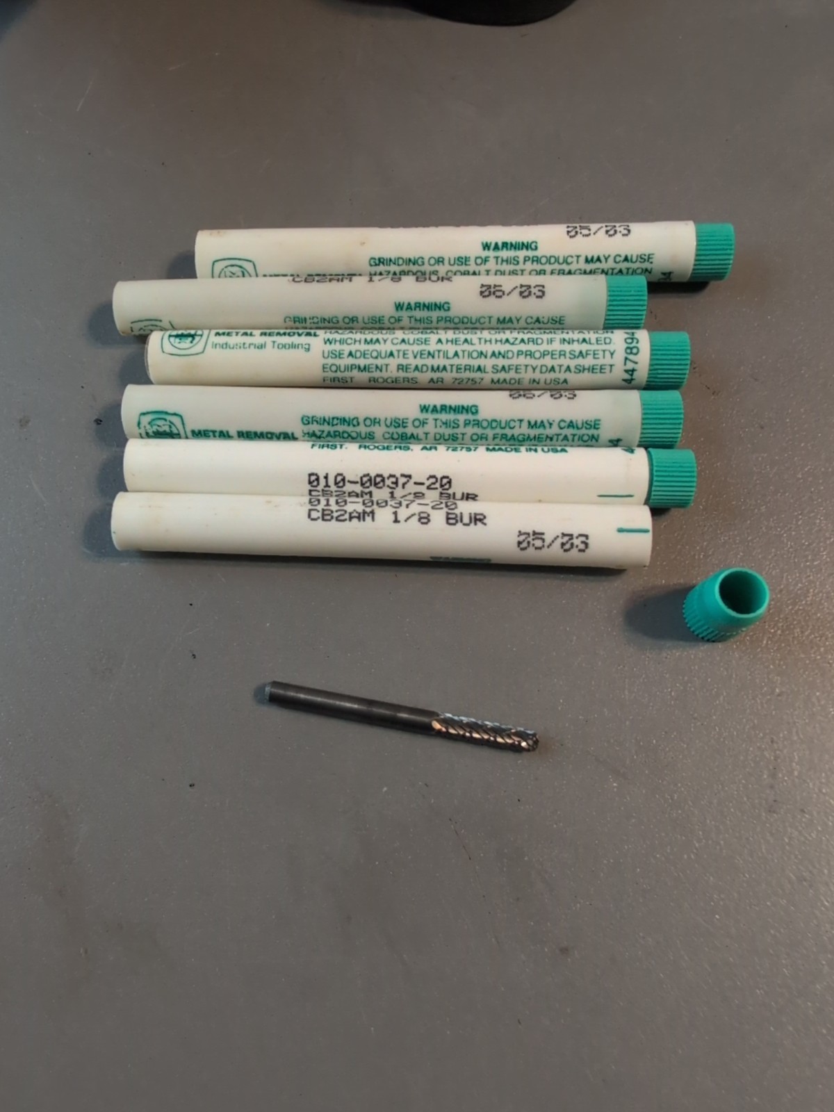 6 Metal Removal CB2AM 1/8 BUR 010-0037-20 New