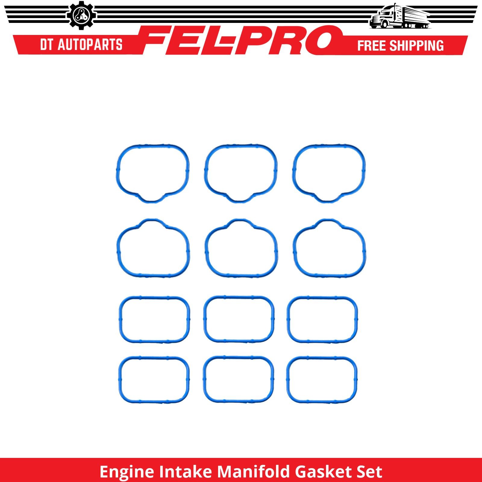 For 18 Jeep Wrangler JK Engine Intake Manifold Gasket Set Lower and Upper FelPro