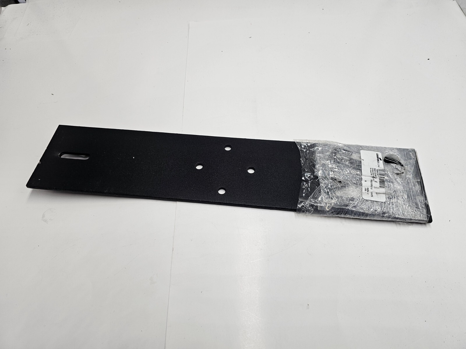 Cooper B-Line Relay Rack Raceway Support 18" Raceway Width Flat Black SB213318FB