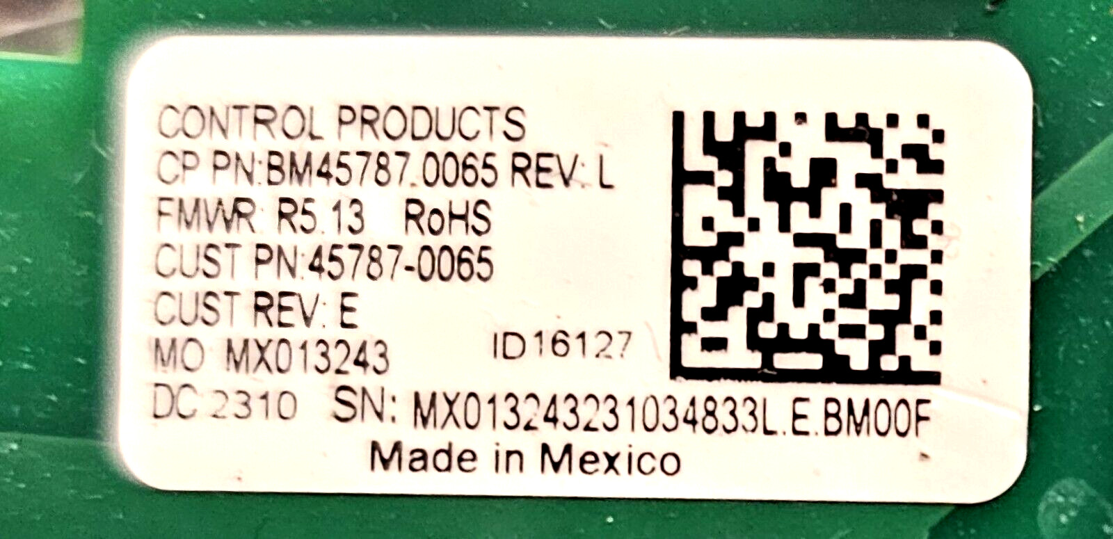 New! Bunn Titan Dual / Single Control Board Assembly BM45787-0065 45787.0065