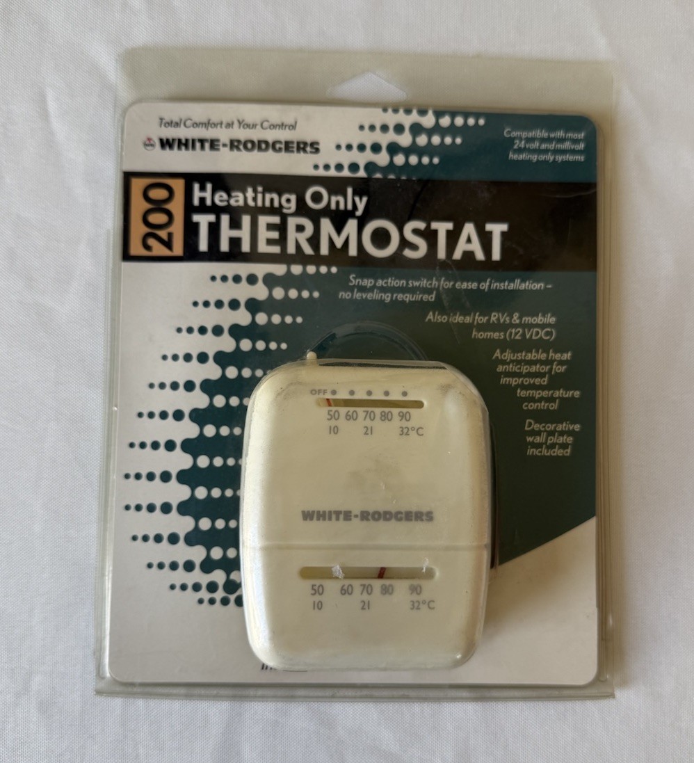 White Rodgers Emerson Non-Programmable Heat Only Mechanical Thermostat M30 New