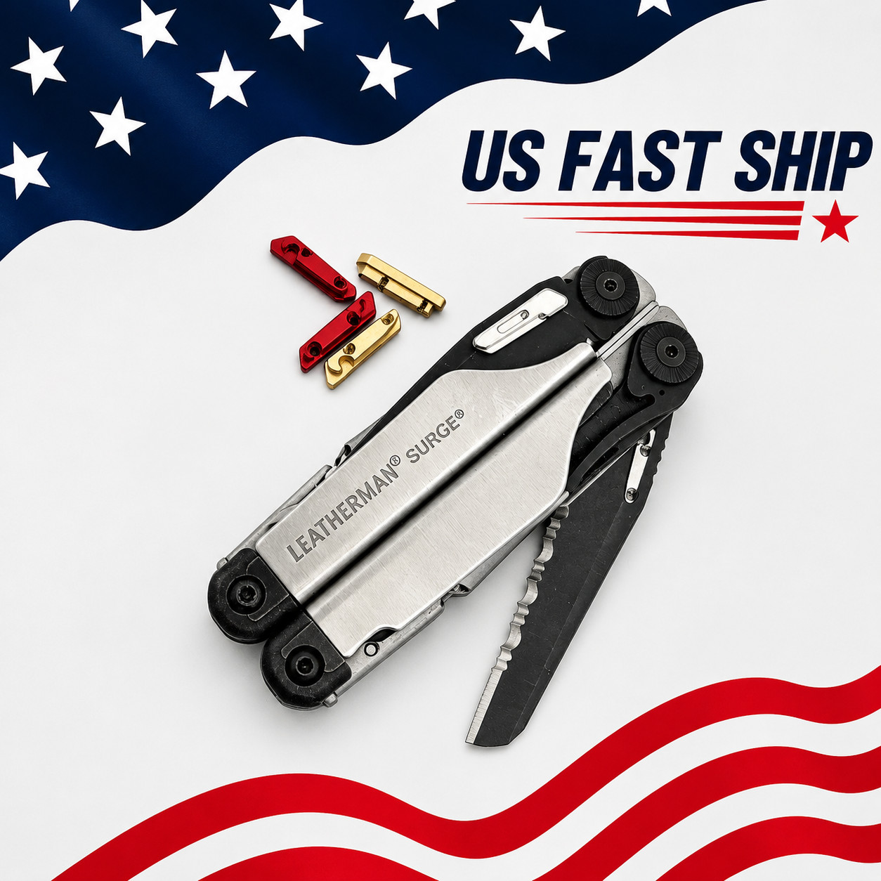 US Stock Thumb Stud for Leatherman Surge Aluminum Blade Opener