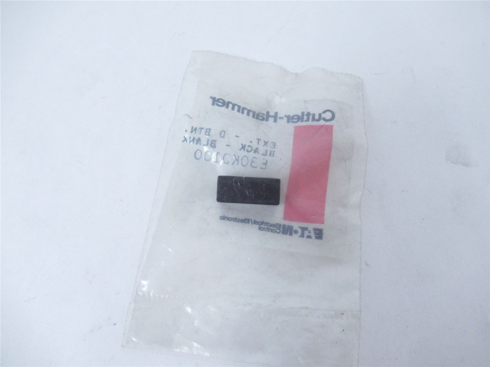 240457 New In Box; Eaton E30KD100 Cover - Blank Cap; Type D