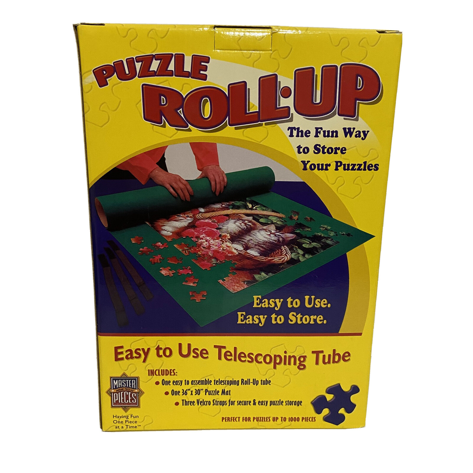 MASTER PIECES Puzzle Roll-Up 36"x30" 1000 Pc. Puzzle Storage Mat