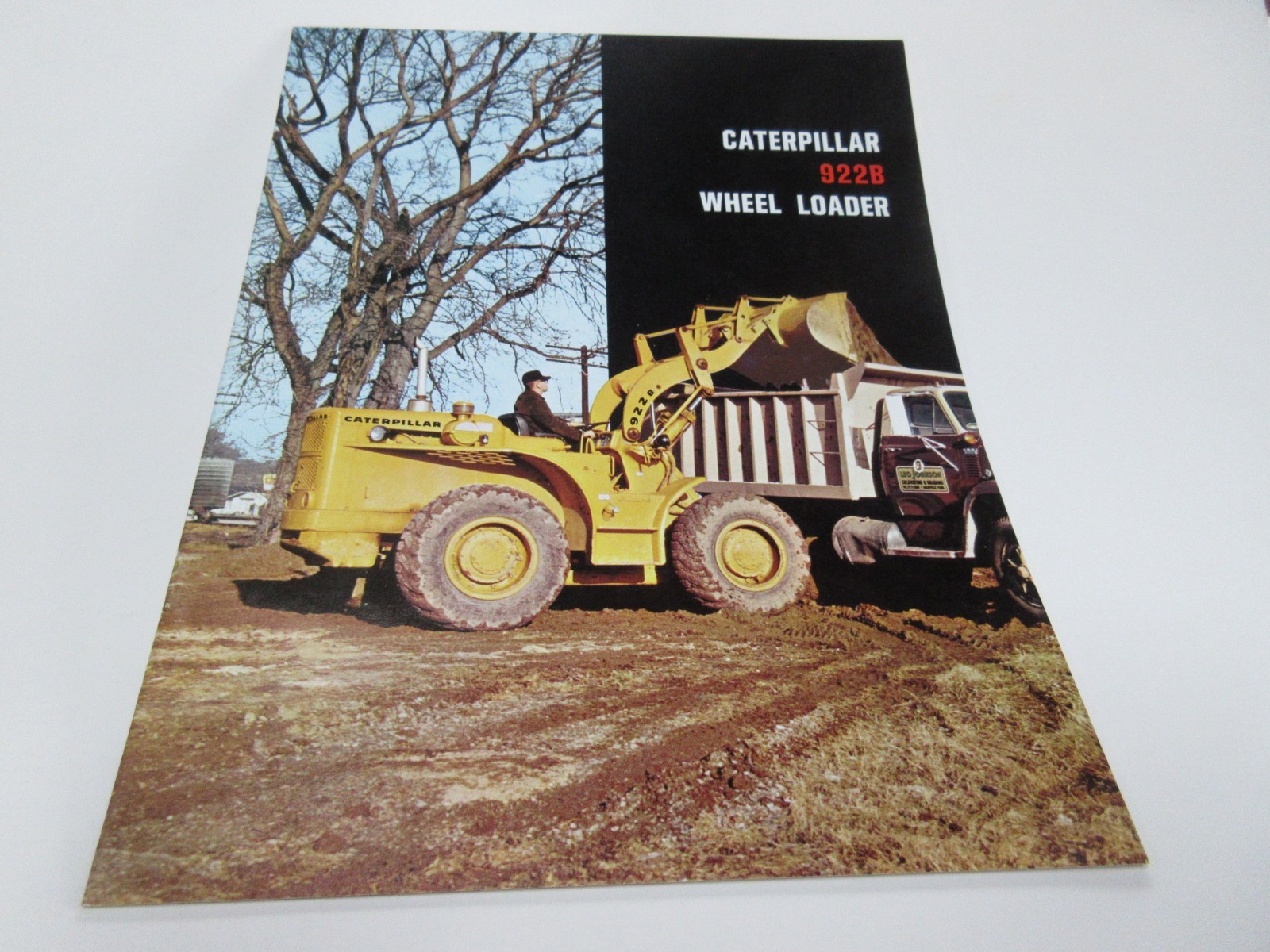 Caterpillar 922B Wheel Loader Sales Brochure 20 Page