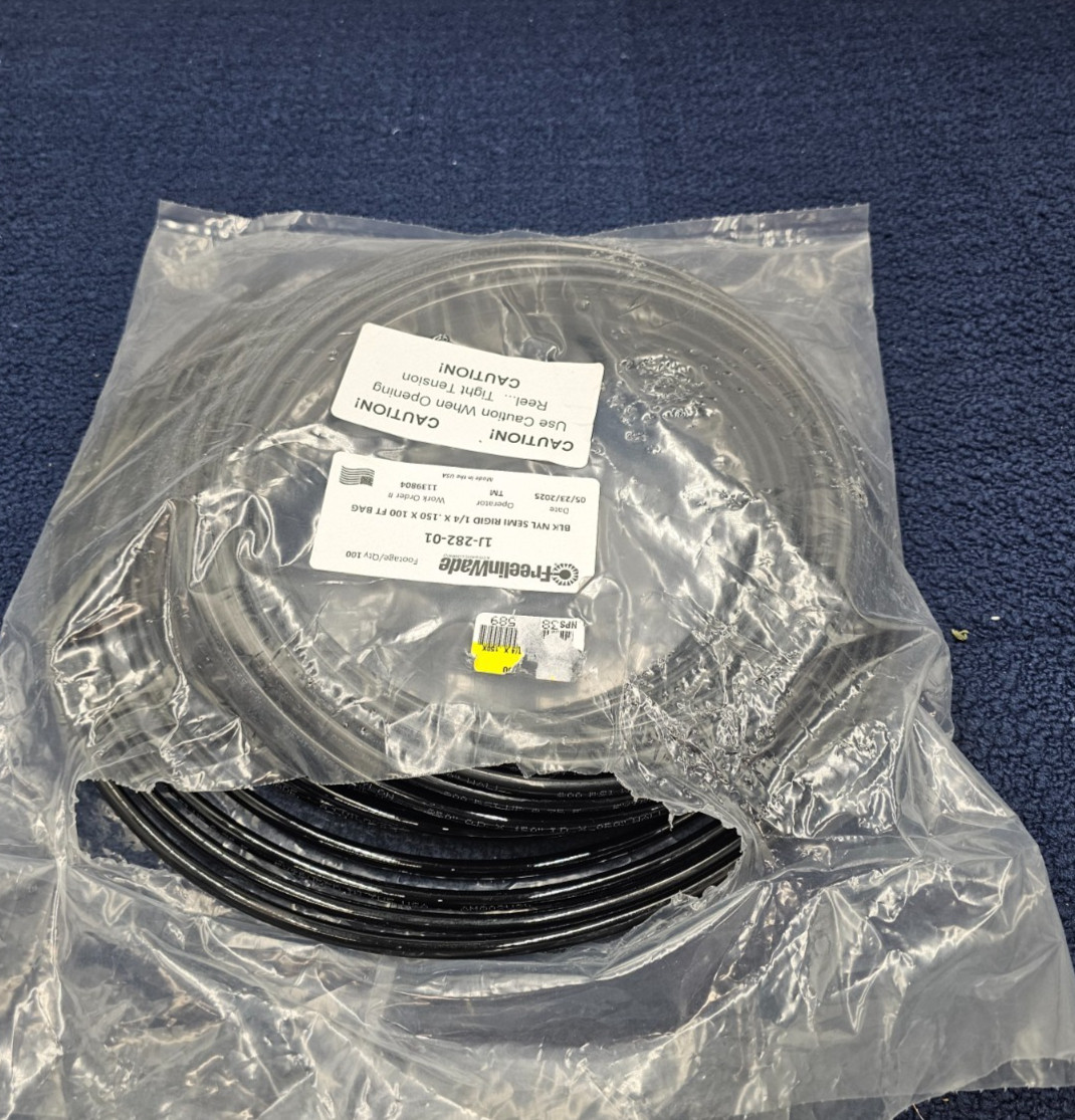 FreelinWade 1J-282-01 100FT High Pressure Nylon Tubing Semi Rigid 1/4 x .150