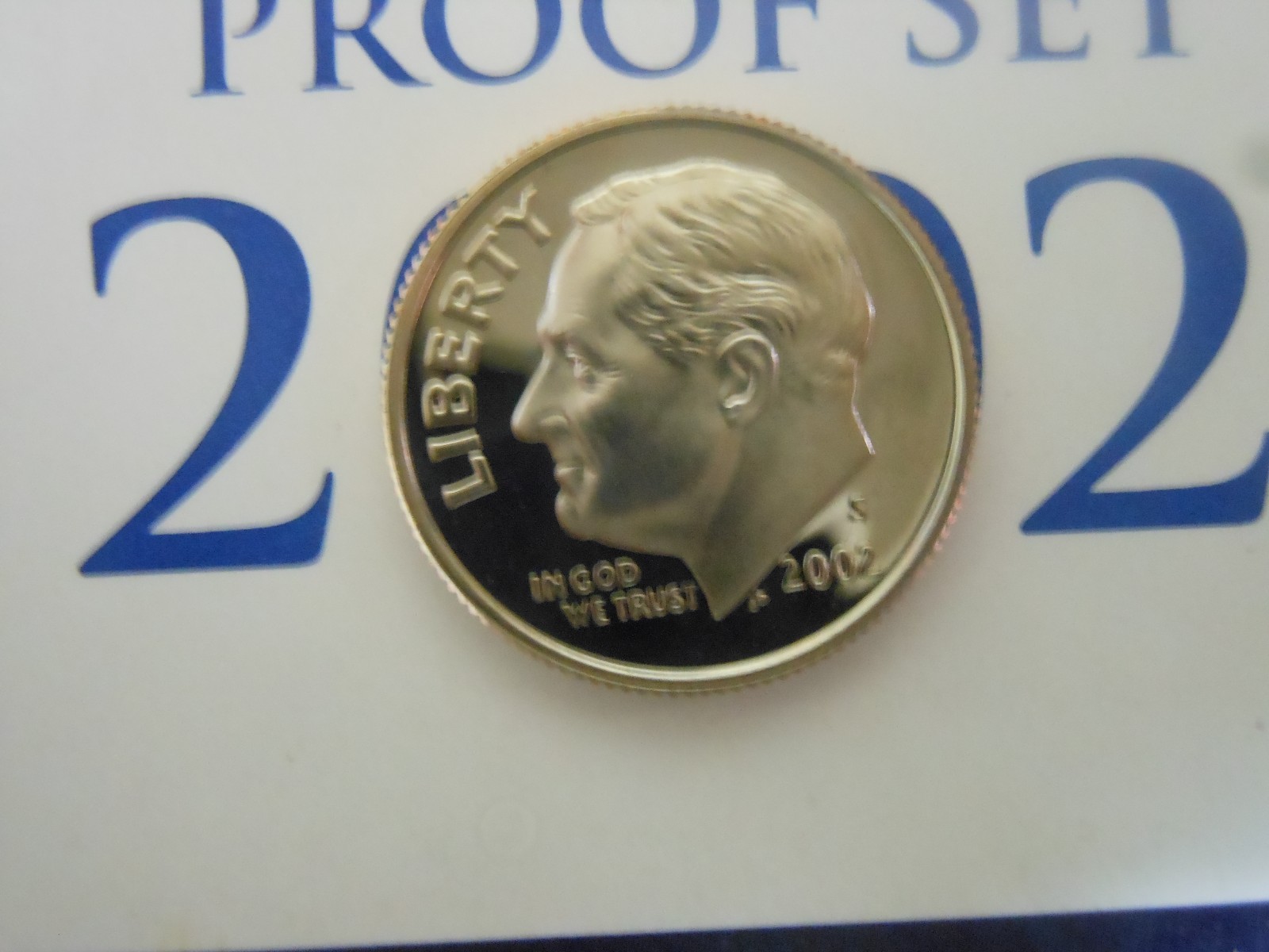 2002 S - Dime - Proof uncirculated 10C coin- CAMEO B8