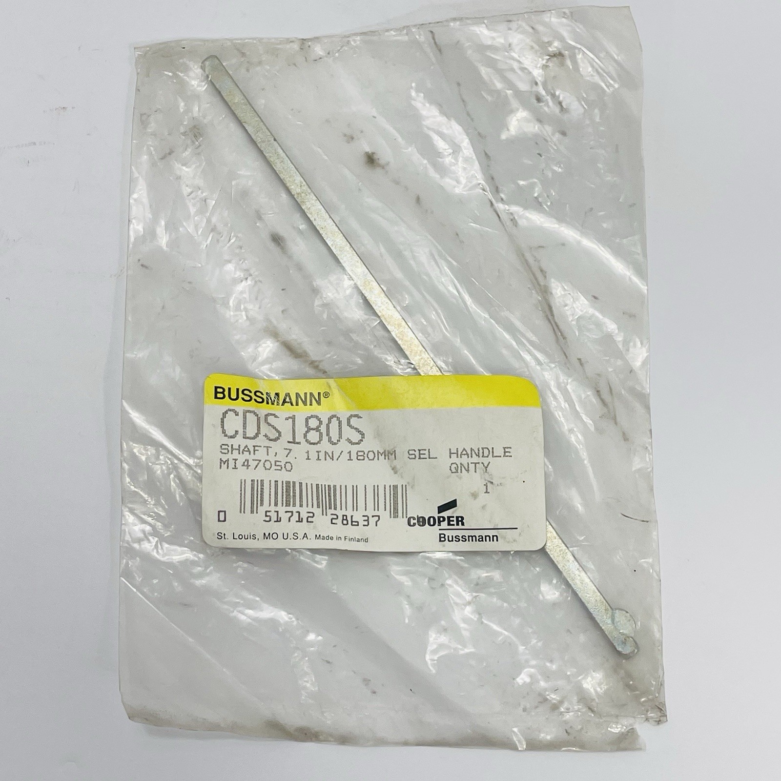 Bussmann CDS180S 7.1” Selector Handle Shaft For Non-Fusible Disconnect Switch