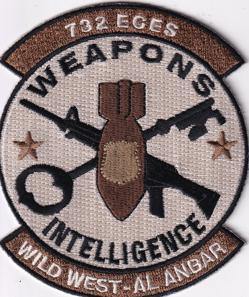 732 ECES Weapons Intelligence Wild West Al Anbar US Air Force USAF patch