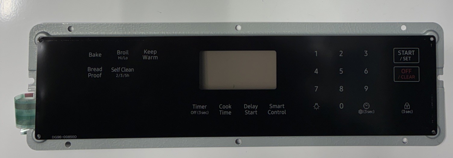 OEM Authentic Samsung Ovens DG96-00850D Range Membrane Touchpad Control Panel