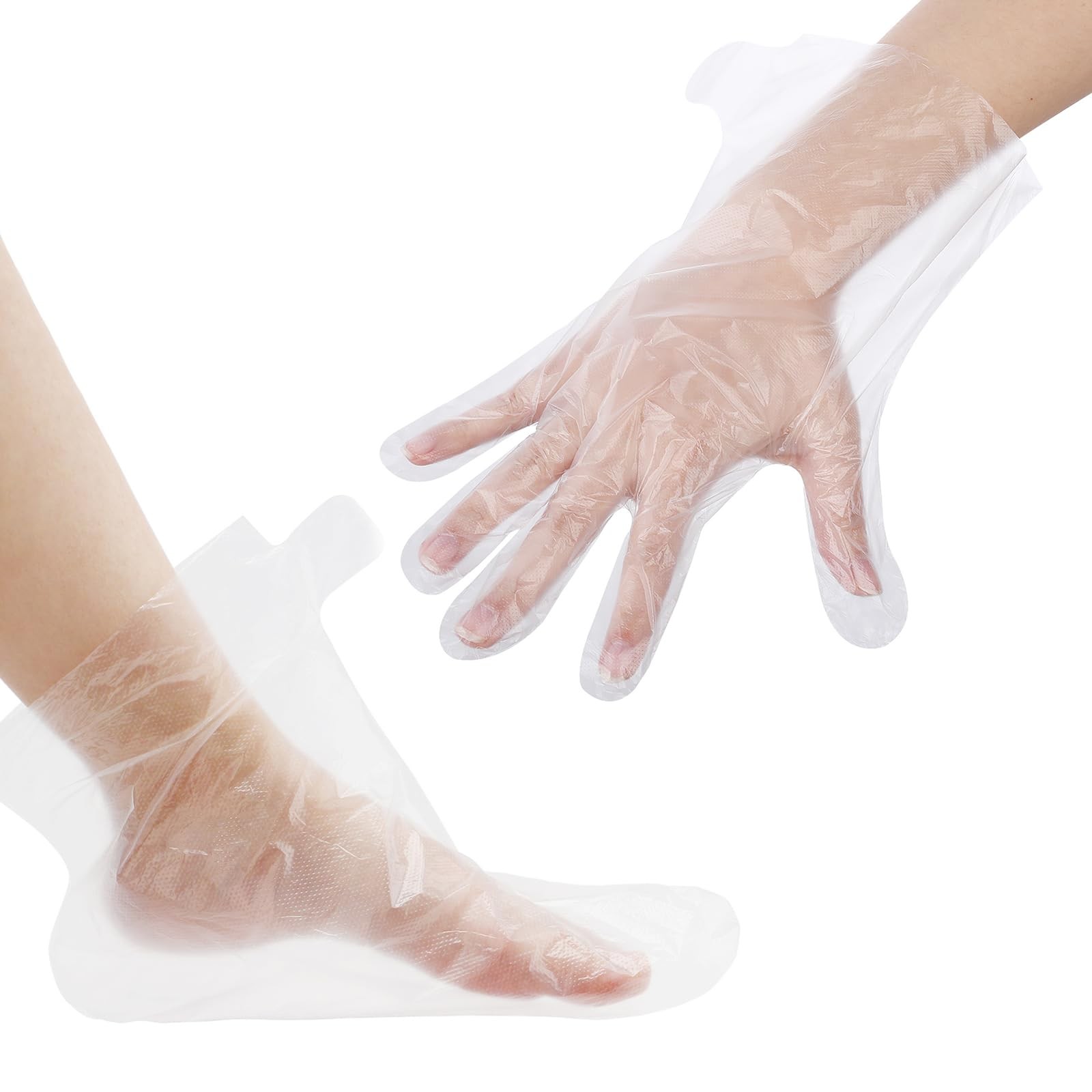 200Pcs Paraffin Wax Liners for Feet and Hand Disposable Bath...