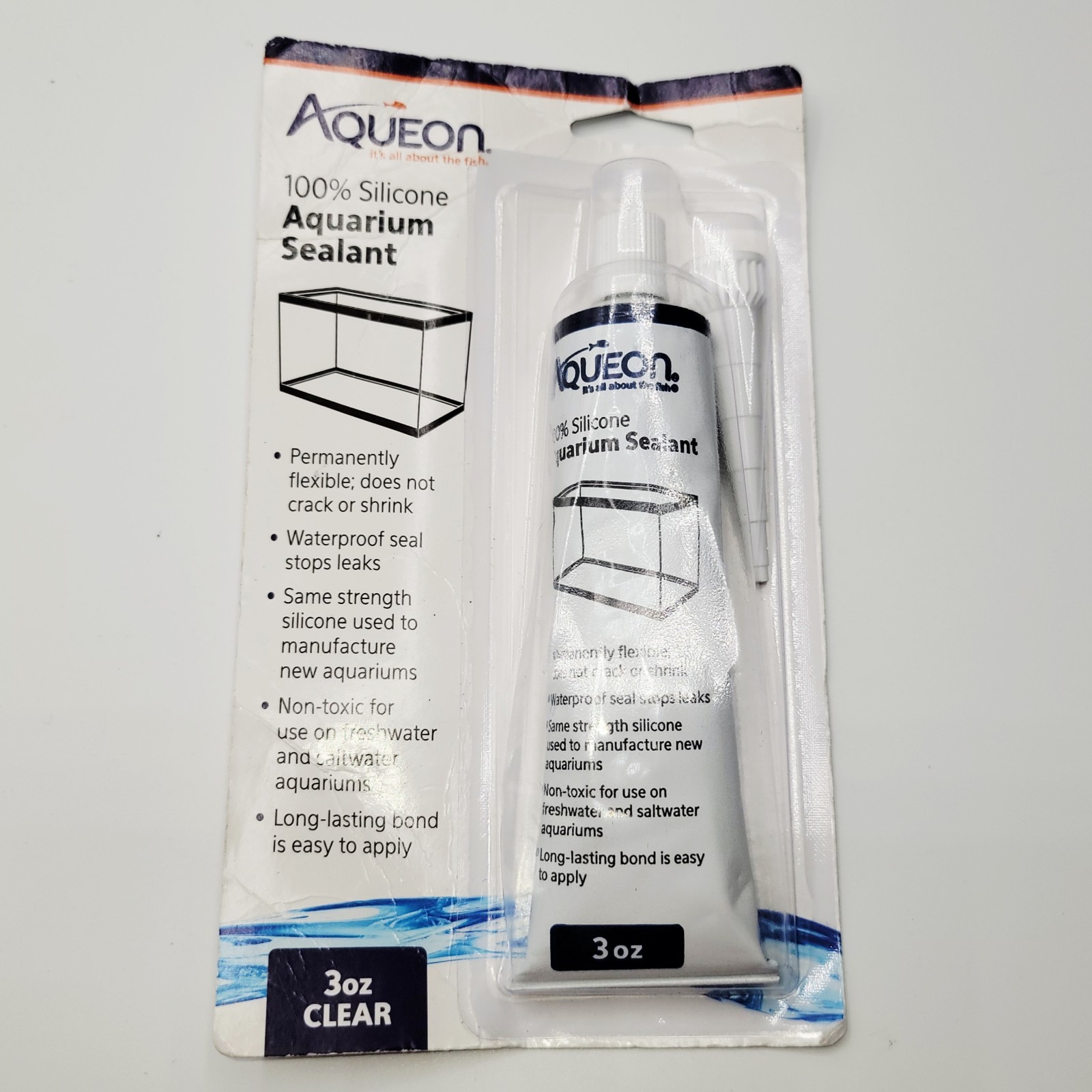 Aqueon Aquarium Silicone Sealant Black 3 Ounces