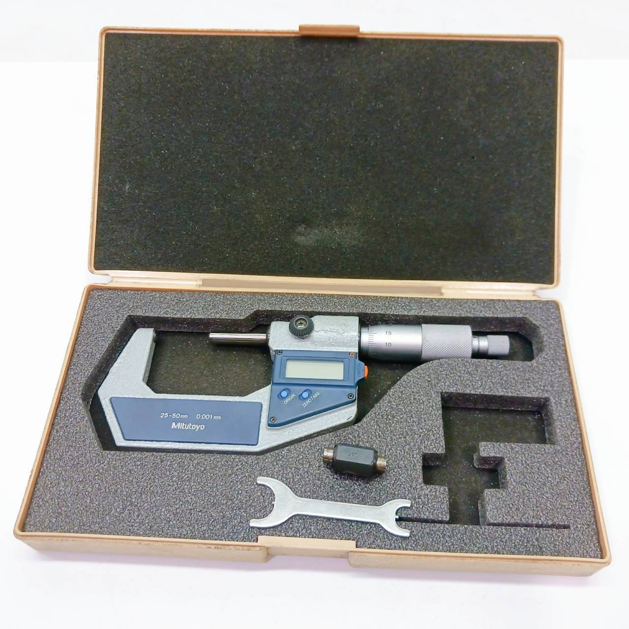 Mitutoyo Digimatic Single Spherical Outside Micrometer BMS-50DM 25-50mm 0.001mm