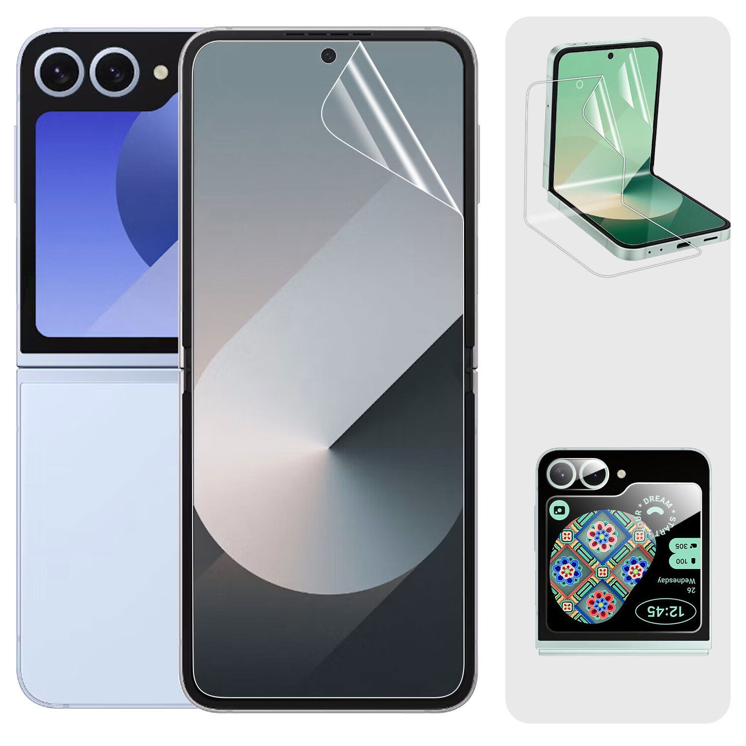 For Samsung Galaxy Z Flip 6 5G Hydrogel Full Covered Screen Protector Protector