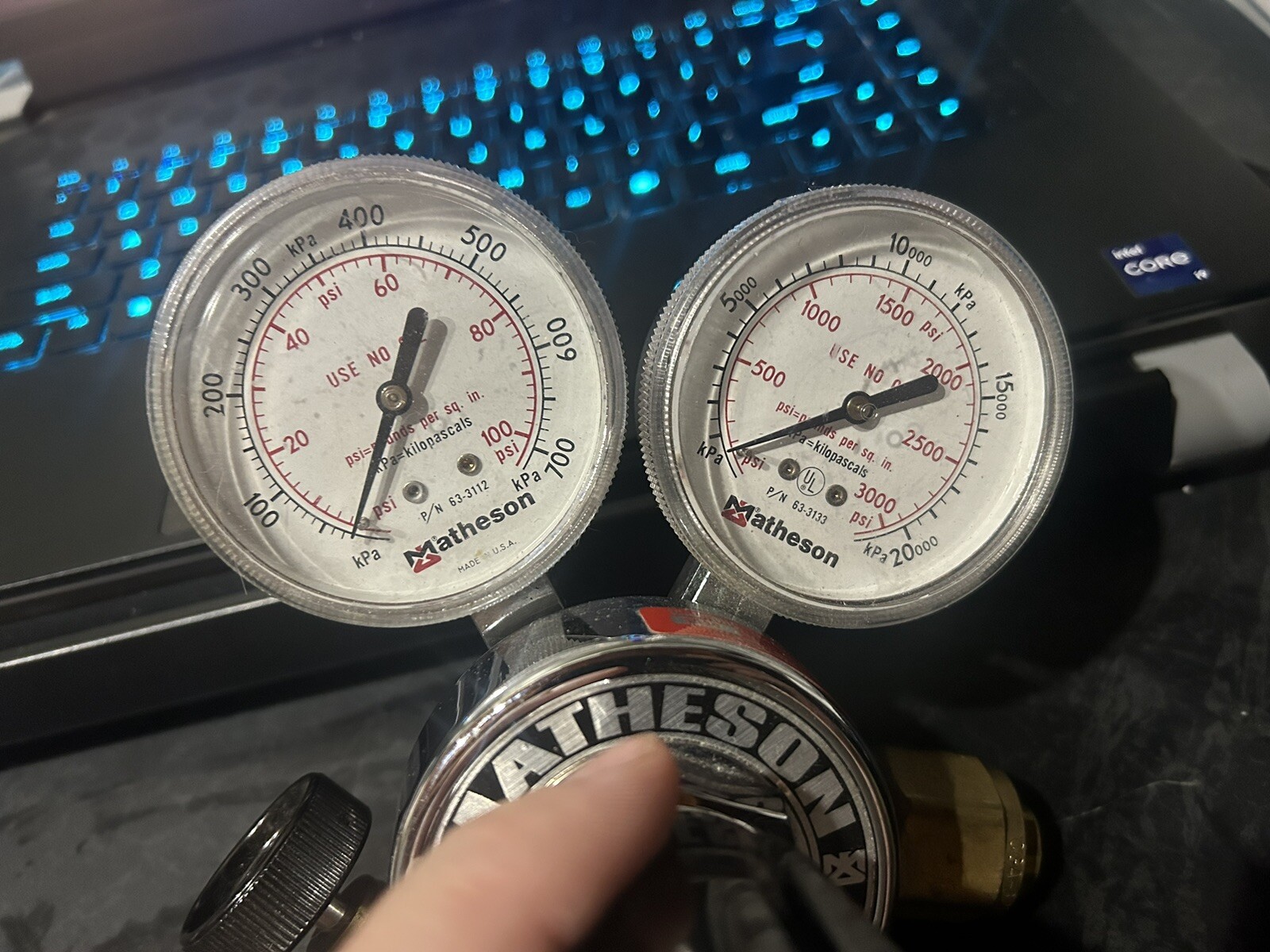 MATHESON Gas Pressure Regulator P/N: 1L 346