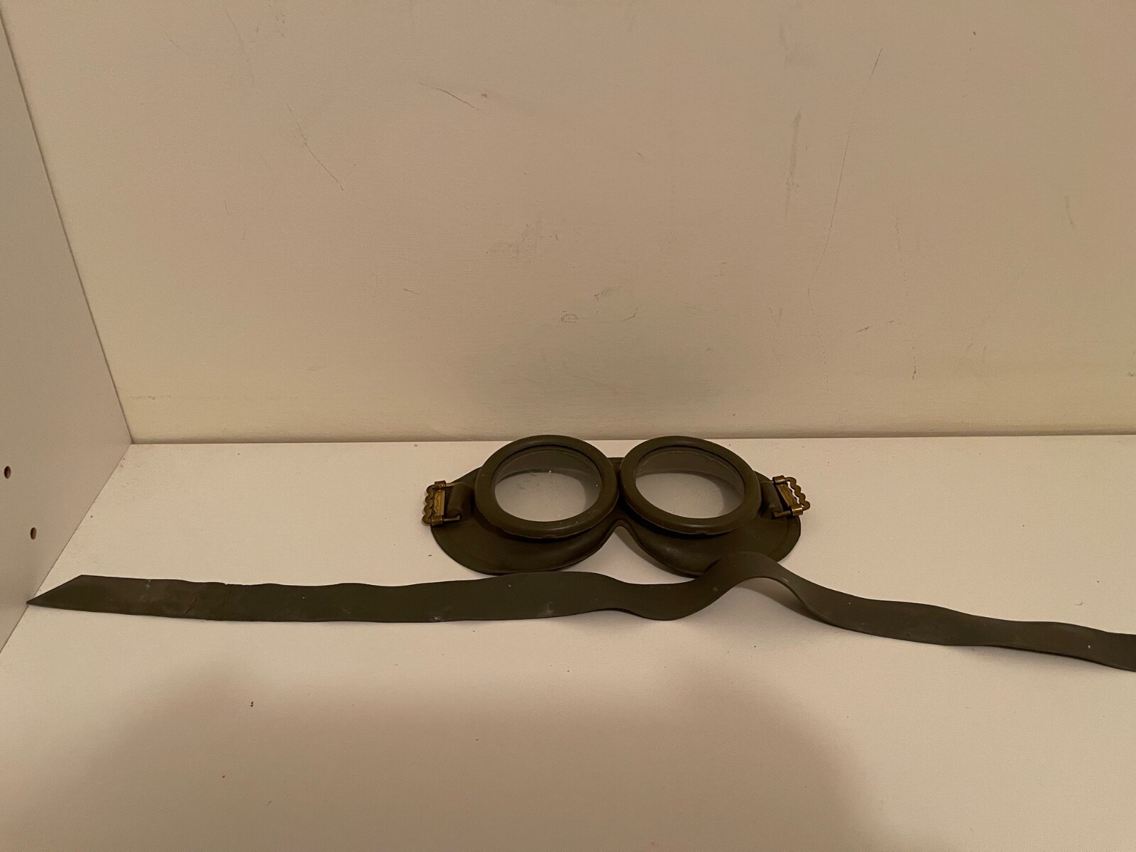 NATO Model 356 goggles for use with respirator