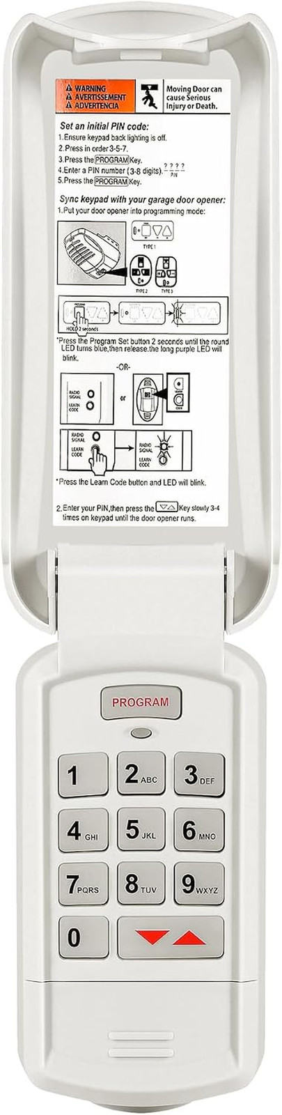 for OKP-BX Overhead Door Wireless Garage Door Opener Keypad