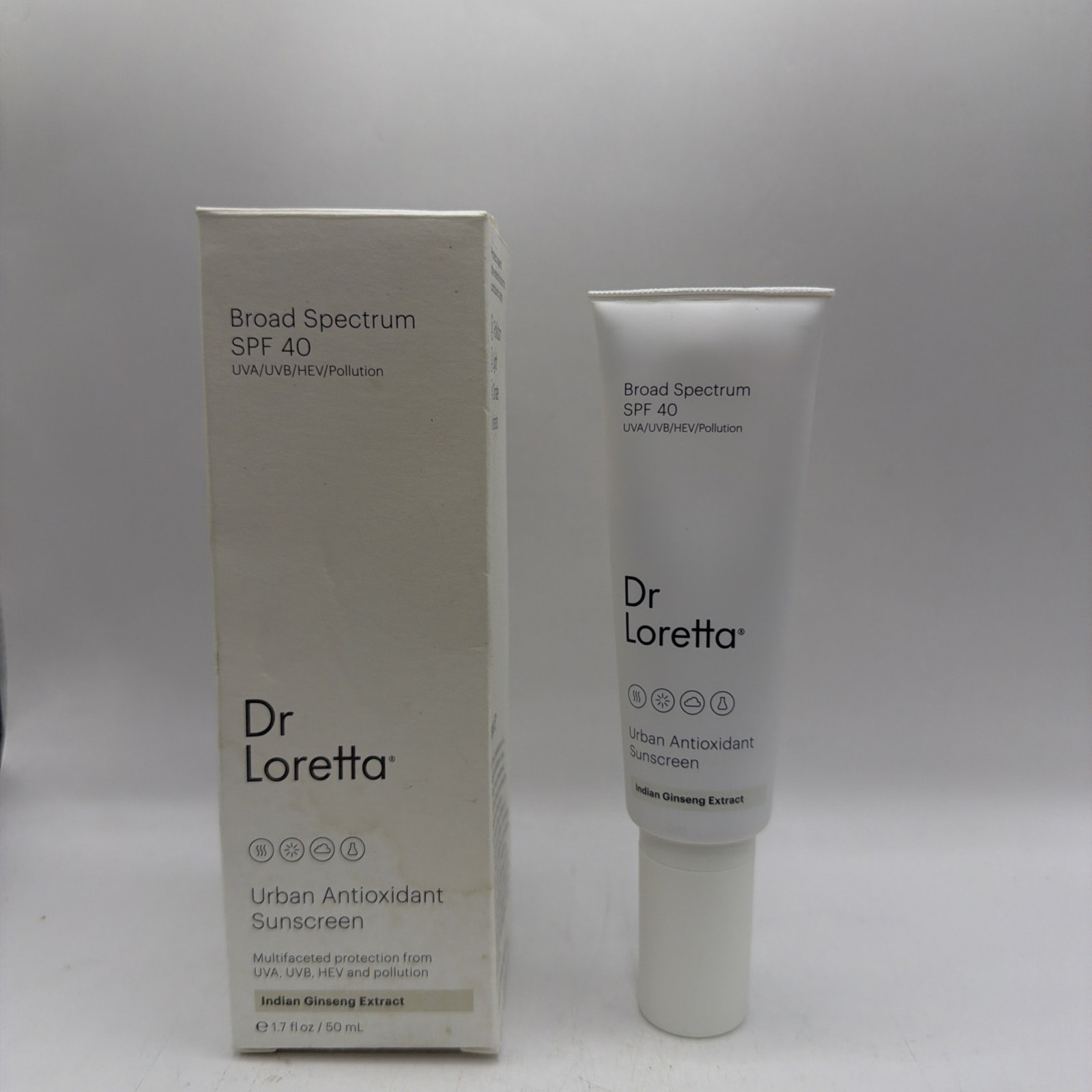 Dr Loretta Urban Antioxidant Sunscreen Broad Spectrum SPF 40 -1.7 fl Oz / 50 mL.