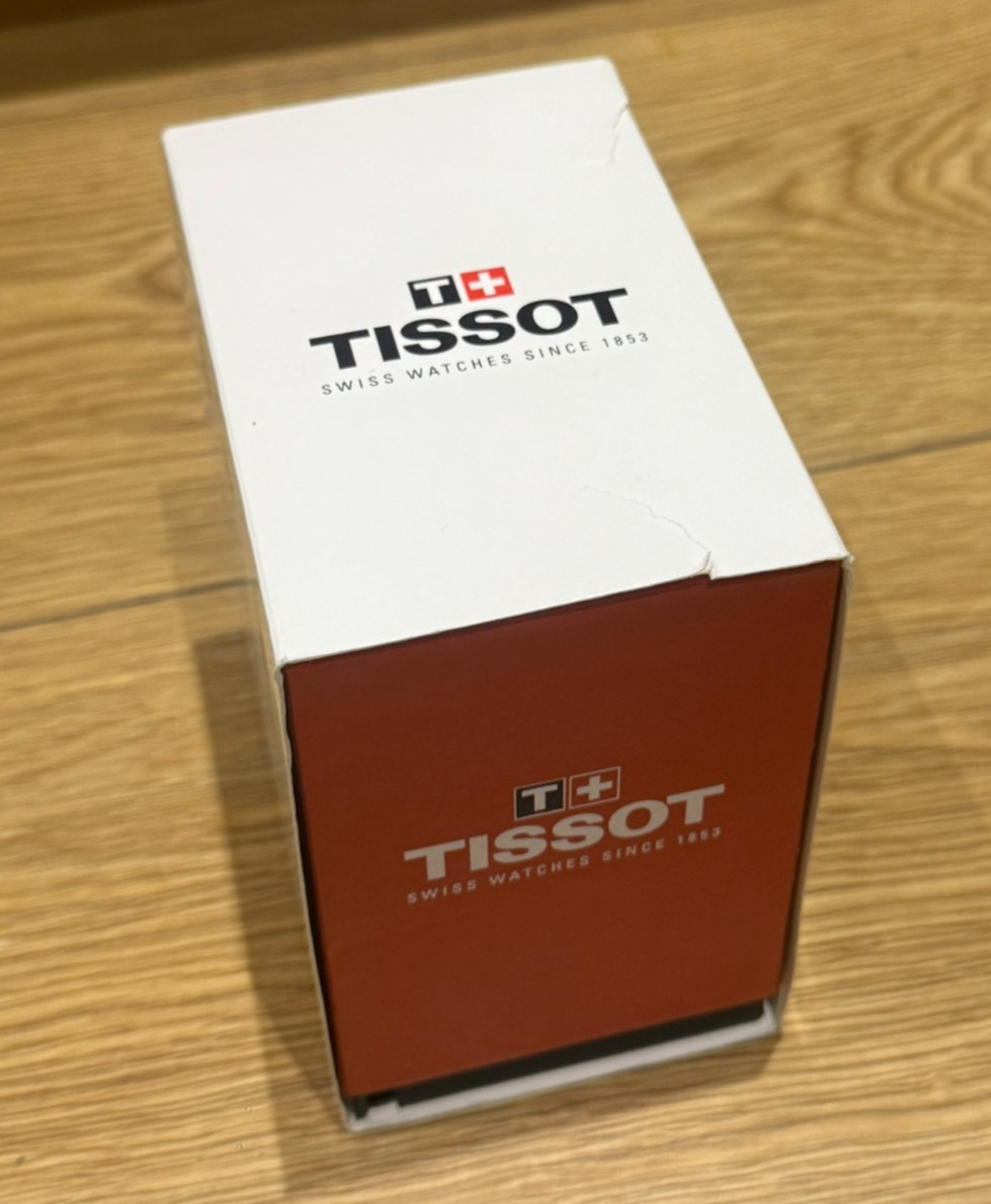 Genuine Original Current Tissot Swiss Deployant Watch Box Complete with Sleeve