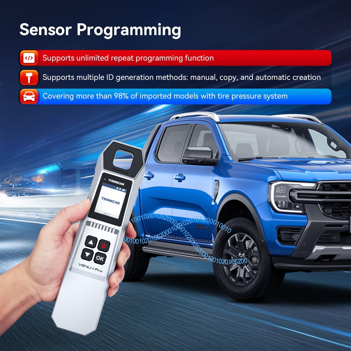 Lifefree Update MUCAR 892BT OBD2 Scan Diagnostic IPRO TPMS Programming Tool MUAI