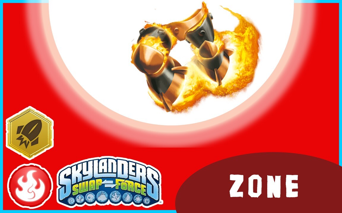 Skylanders Swap Force Blast Zone NFC Card FREE SHIPPING