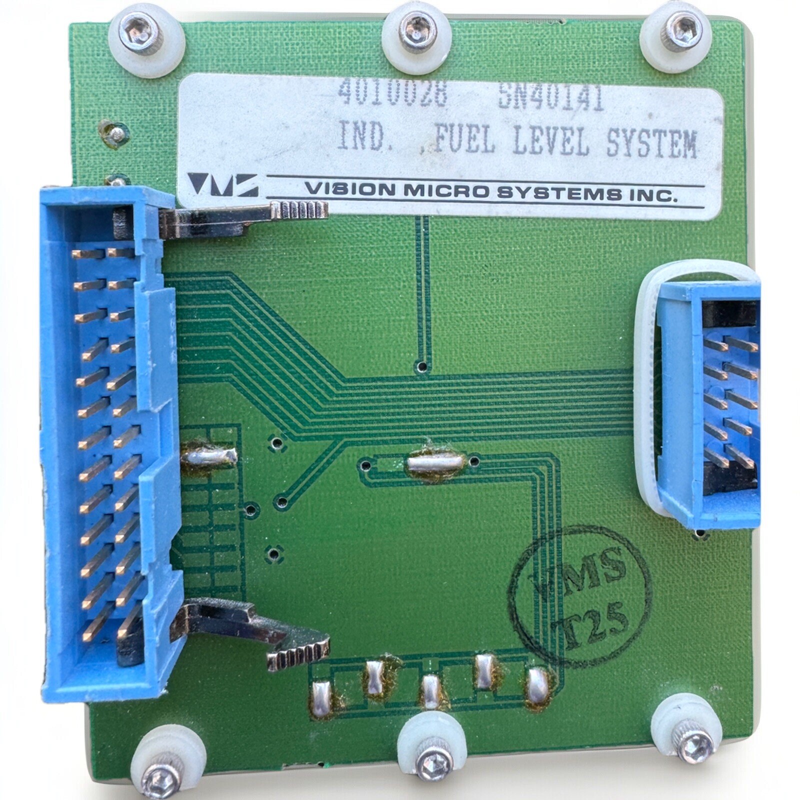 Vision Microsystems Fuel Level System Indicator/Display P/N: 4010028
