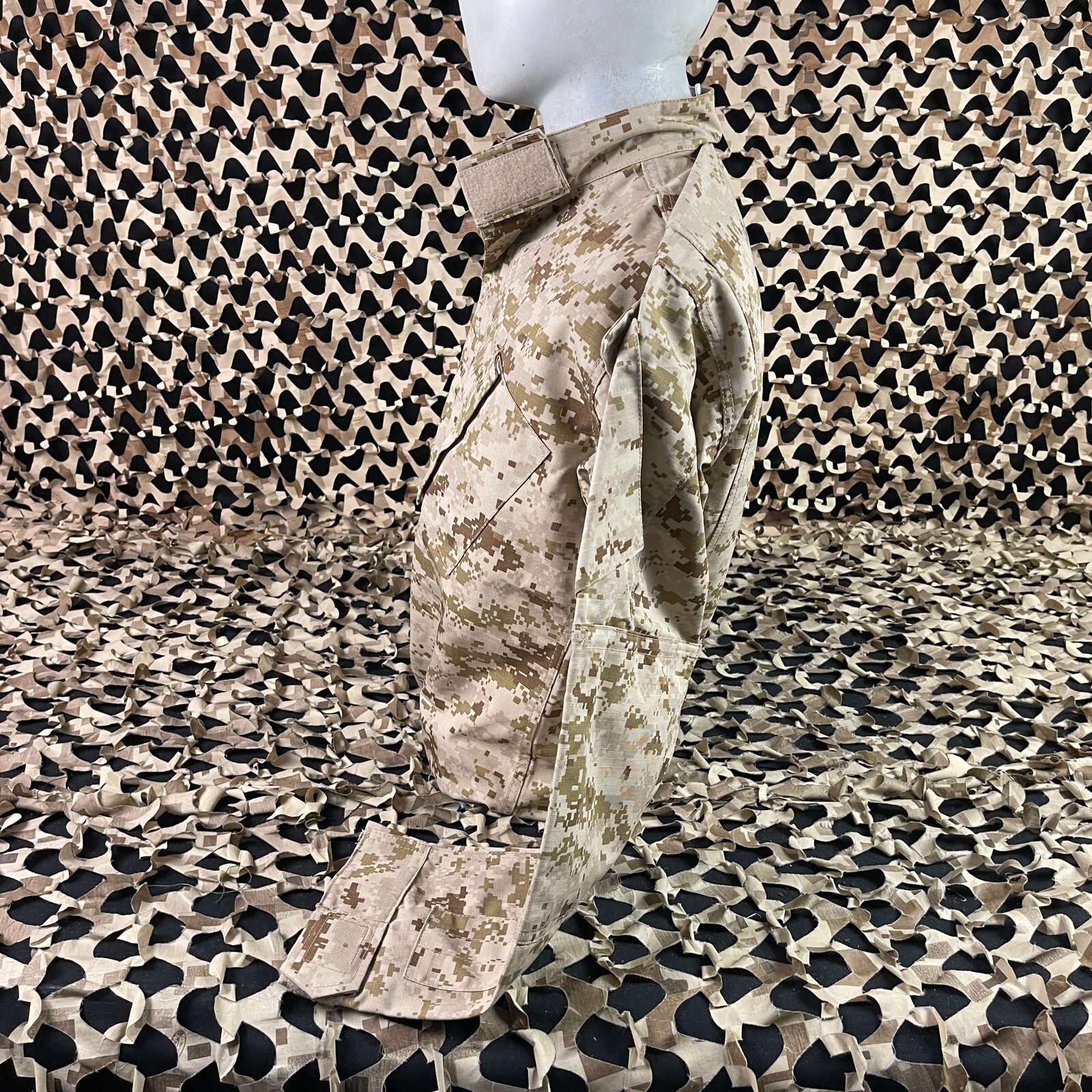 NEW BDU Jacket - Desert Digi Camo - Small Long