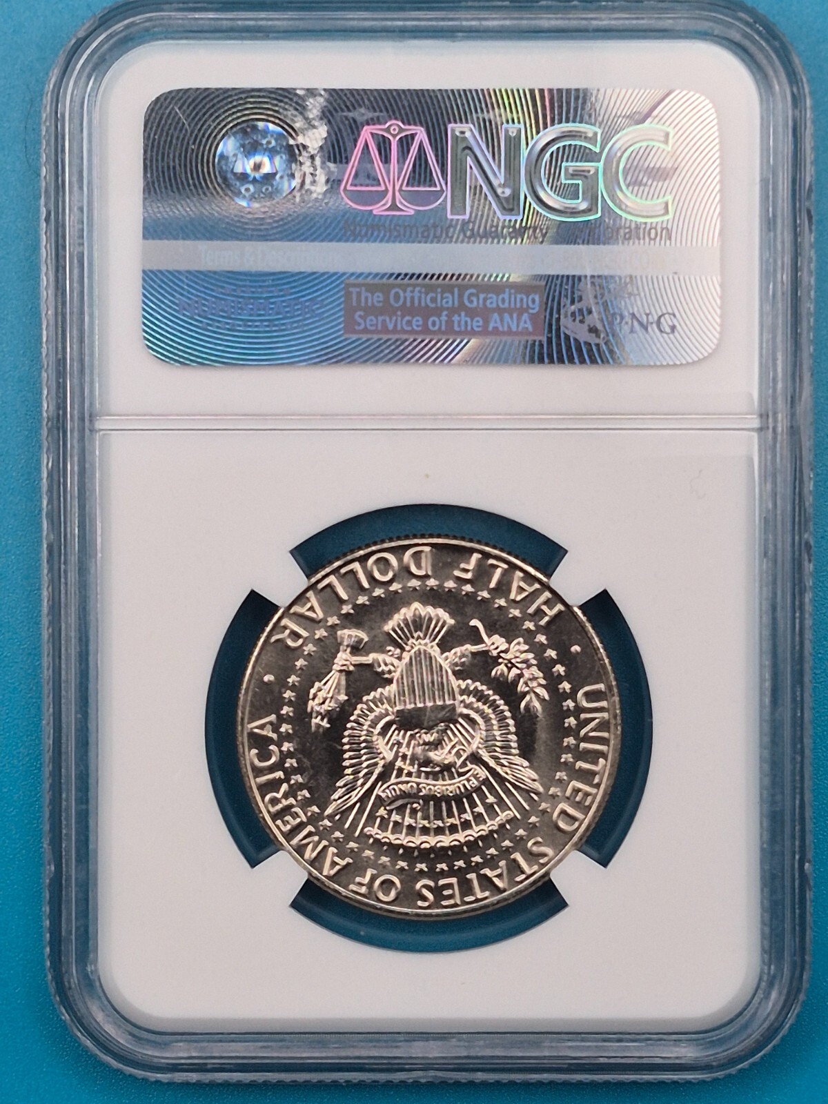 1989-D Kennedy 50c NGC MS 66