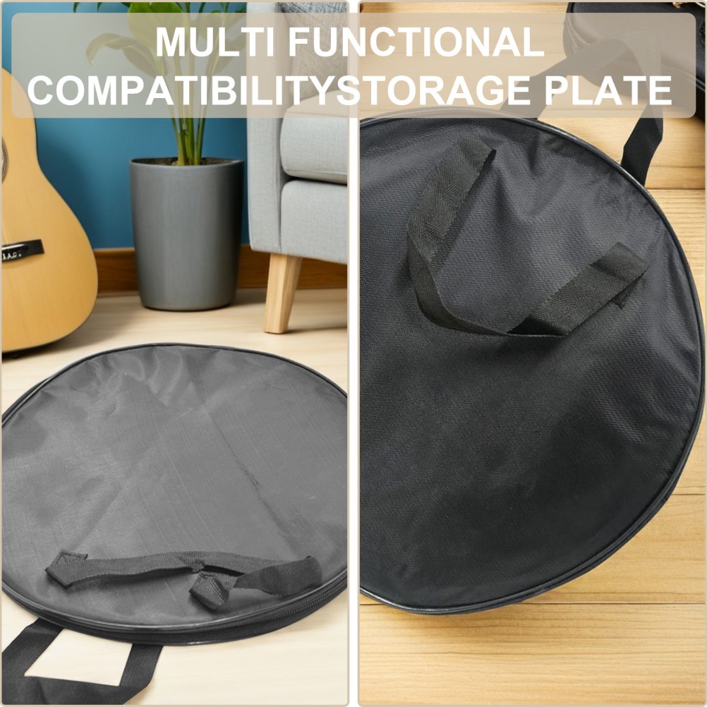 Practice Drum Pad Set Compact Storage Bag Cymbal Dividers Covers