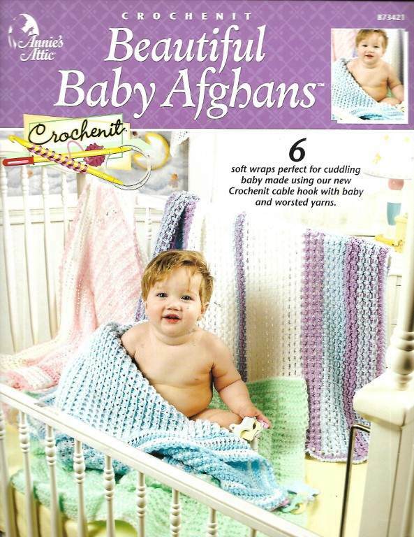 NEW CROCHENIT BEAUTIFUL BABY AFGHANS 6 DESIGN