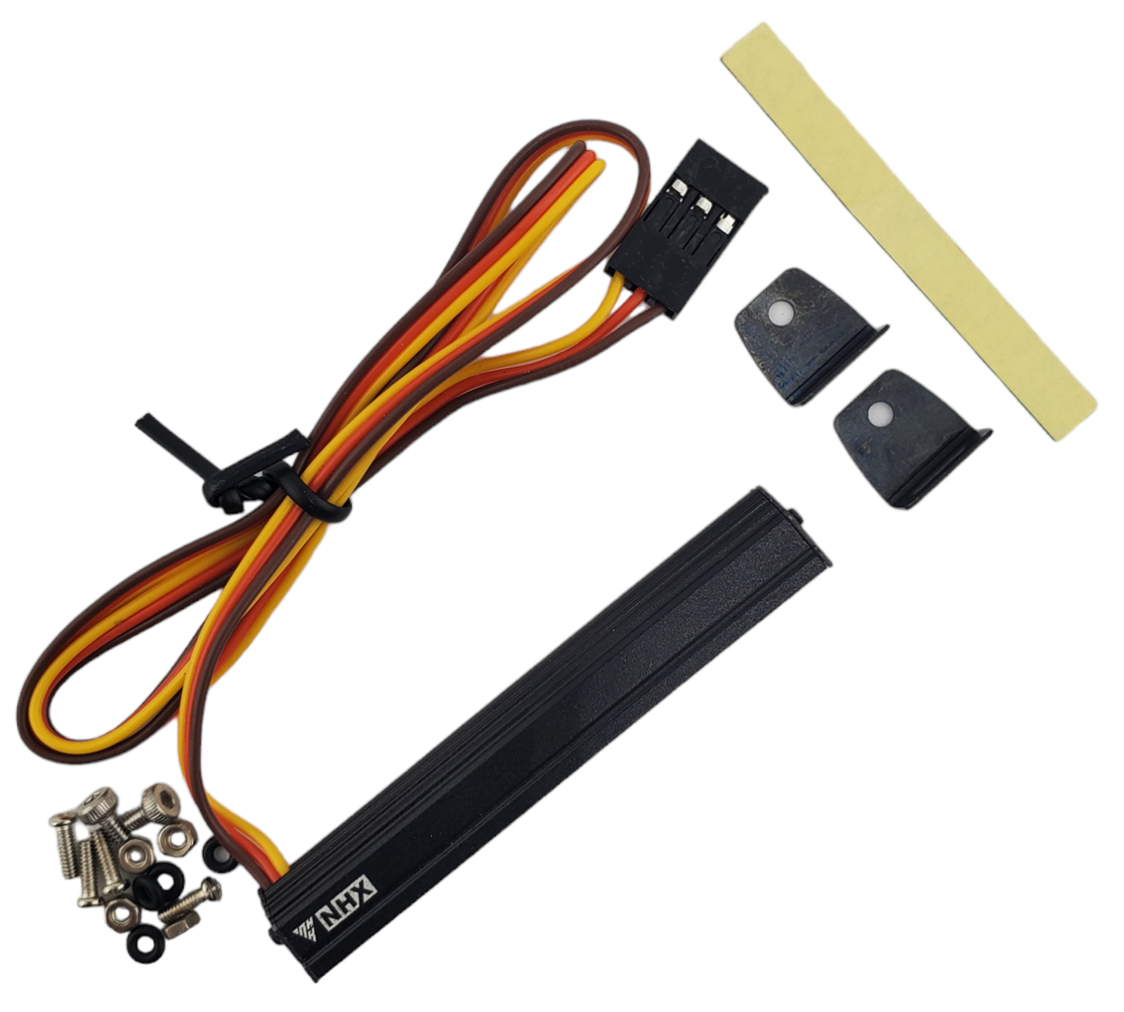 NEW NHX RC 57mm LED Roof Light Bar with 12 Spotlight Leads for SCX24 TRX-4M
